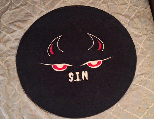 sin circle rugs