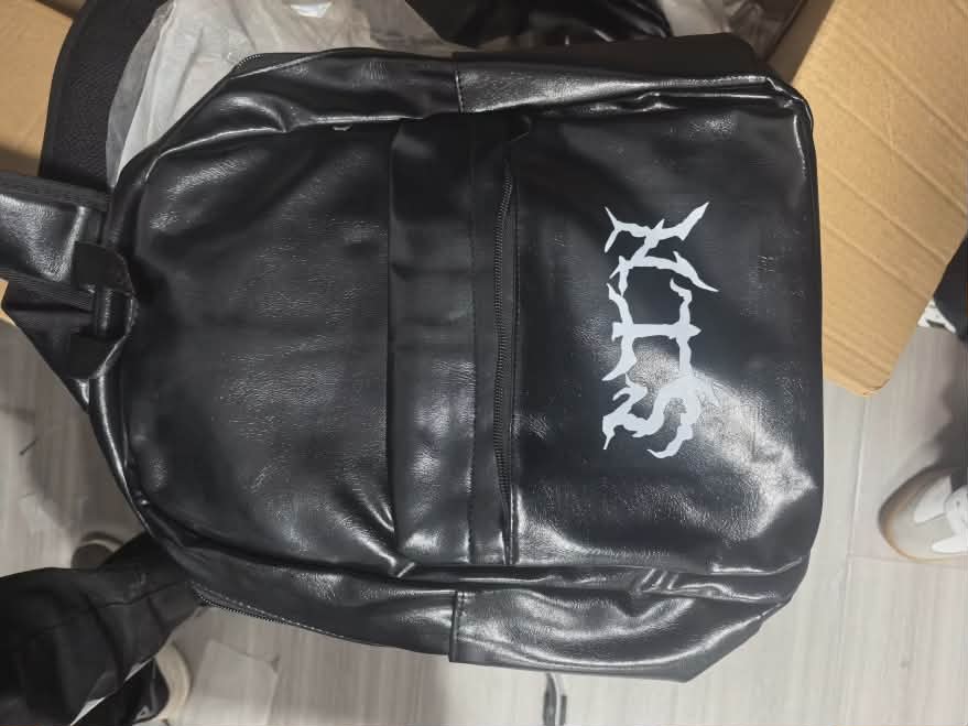 SIN leather backpack